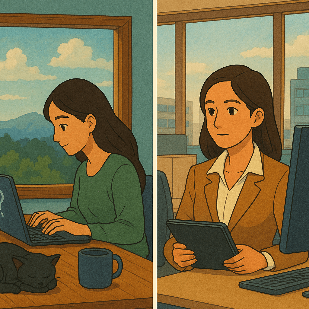 Remote vs. return-to-office: Why purpose beats location in a big-company&nbsp;world🧭